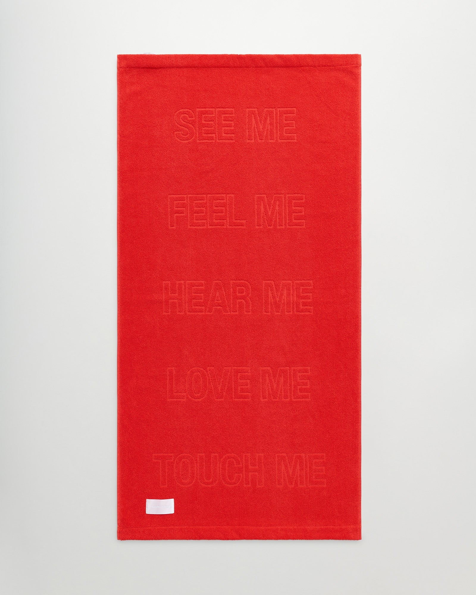 Lover towel | Spiaggia red Terry